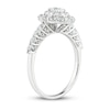 Thumbnail Image 2 of Previously Owned Diamond Engagement Ring 7/8 ct tw Oval/Round 14K White Gold