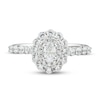 Thumbnail Image 3 of Previously Owned Diamond Engagement Ring 7/8 ct tw Oval/Round 14K White Gold