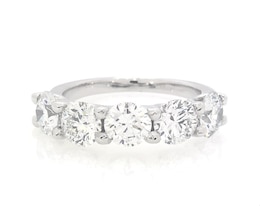 Previously Owned Lab-Grown Diamonds by KAY Anniversary Ring 2 ct tw 14K White Gold