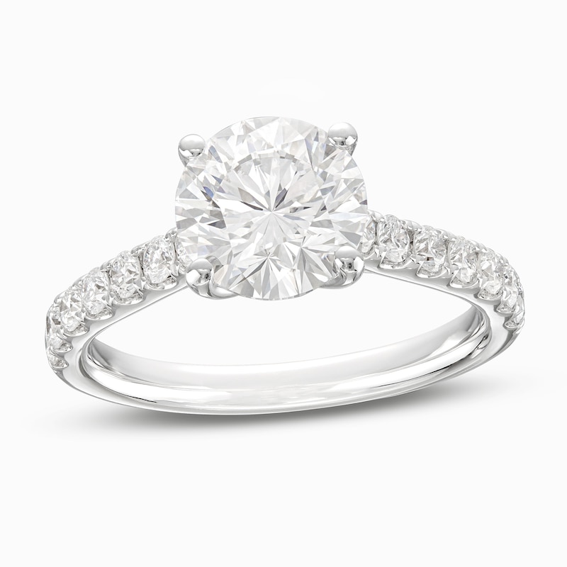 Previously Owned THE LEO Legacy Lab-Created Diamond Engagement Ring 2-3/8 ct tw 14K White Gold