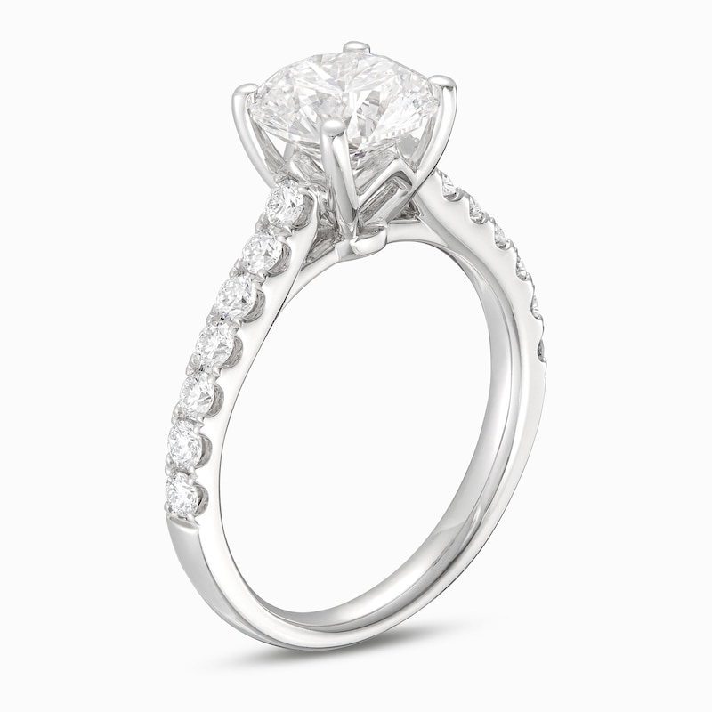 Previously Owned THE LEO Legacy Lab-Created Diamond Engagement Ring 2-3/8 ct tw 14K White Gold