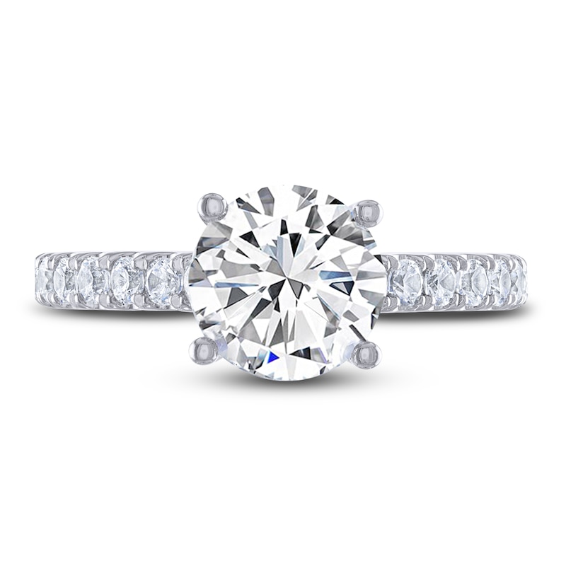 Previously Owned THE LEO Legacy Lab-Created Diamond Engagement Ring 2-3/8 ct tw 14K White Gold