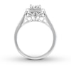 Thumbnail Image 2 of Previously Owned THE LEO Diamond Princess-cut Engagement Ring 1-1/8 ct tw 14K White Gold