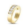 Thumbnail Image 2 of Previously Owned Men's THE LEO Diamond Wedding Band 1-1/2 ct tw Round-cut 14K Yellow Gold Size 10