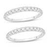 Thumbnail Image 1 of Previously Owned Diamond Wedding Bands 7/8 ct tw Round-cut 14K White Gold