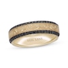 Thumbnail Image 1 of Previously Owned Neil Lane Men's Black Diamond Wedding Band 1/2 ct tw Round-Cut 14K Yellow Gold