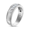 Thumbnail Image 2 of Previously Owned Every Moment Men's Diamond Wedding Band 1/2 ct tw 14K White Gold