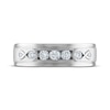 Thumbnail Image 3 of Previously Owned Every Moment Men's Diamond Wedding Band 1/2 ct tw 14K White Gold