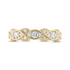 Thumbnail Image 3 of Previously Owned Every Moment Diamond Crossover Infinity Band 1/2 ct tw 14K Yellow Gold