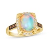 Thumbnail Image 0 of Previously Owned Le Vian Cushion-Cut Opal Ring 1/5 ct tw Diamonds 14K Honey Gold