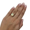 Thumbnail Image 4 of Previously Owned Le Vian Cushion-Cut Opal Ring 1/5 ct tw Diamonds 14K Honey Gold