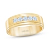 Thumbnail Image 1 of Previously Owned Men's THE LEO First Light Diamond Wedding Band 1/2 ct tw 14K Yellow Gold