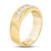 Thumbnail Image 2 of Previously Owned Men's THE LEO First Light Diamond Wedding Band 1/2 ct tw 14K Yellow Gold