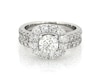 Thumbnail Image 1 of Previously Owned Neil Lane Round-Cut Diamond Halo Bridal Set 1-7/8 ct tw 14K White Gold Size 4