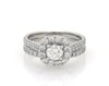Thumbnail Image 0 of Previously Owned Neil Lane Round-Cut Diamond Halo Bridal Set 1-3/8 ct tw 14K White Gold Size 6