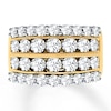 Thumbnail Image 1 of Previously Owned Diamond Anniversary Band 3 ct tw Round-cut 14K Yellow Gold Size 5.5