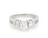 Thumbnail Image 0 of Previously Owned Round-Cut Diamond Three-Stone Engagement Ring 1-1/2 ct tw Platinum Size 7