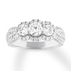 Thumbnail Image 1 of Previously Owned Three-Stone Diamond Ring 1-1/2 ct tw Round-cut 14K White Gold