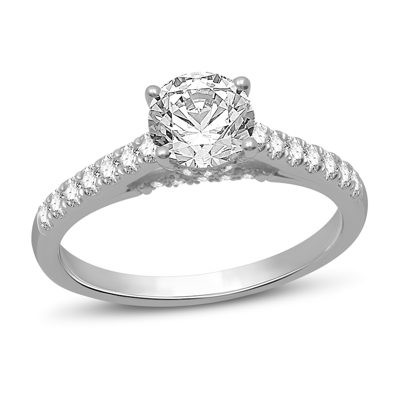 Previously Owned Diamond Engagement Ring 1-1/4 ct tw Round-Cut 14K ...