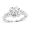 Thumbnail Image 1 of Previously Owned Multi-Diamond Engagement Ring 1/2 ct tw Round-cut 10K White Gold