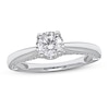 Thumbnail Image 1 of Previously Owned Diamond Solitaire Engagement Ring 1 ct tw Round-cut 10K White Gold (J/I3)