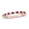 Thumbnail Image 1 of Previously Owned Neil Lane Ruby & Diamond Anniversary Ring 1/5 ct tw 14K Rose Gold