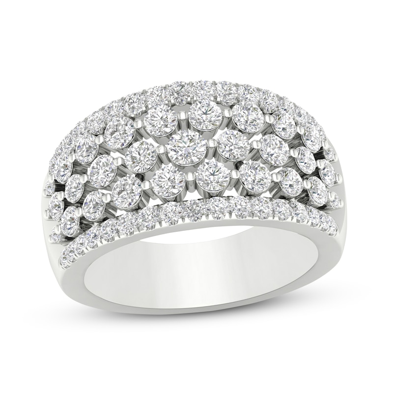 Main Image 1 of Previously Owned Lab-Grown Diamonds by KAY Ring 2 ct tw Round-cut 14K White Gold