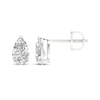 Thumbnail Image 3 of Previously Owned KAY Lab-Grown Diamonds Pear-Shaped Solitaire Stud Earrings 1 ct tw 14K White Gold (F/SI2)