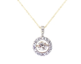 Previously Owned Unstoppable Love Lab-Grown Diamond Necklace 1 ct tw 14K Yellow Gold 19&quot;