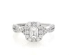 Thumbnail Image 0 of Previously Owned THE LEO Legacy Lab-Created Diamond Emerald-Cut Engagement Ring 7/8 ct tw 14K White Gold