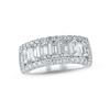 Thumbnail Image 1 of Previously Owned Lab-Grown Diamonds by KAY Emerald-Cut Anniversary Band 2-1/2 ct tw 14K White Gold