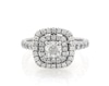 Thumbnail Image 0 of Previously Owned Neil Lane Cushion-Cut Diamond Double Halo Engagement Ring 1-1/8 ct tw 14K White Gold Size 5