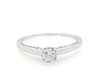 Thumbnail Image 1 of Previously Owned Diamond Solitaire Ring 1/2 ct tw Round-cut 10K White Gold (J/I3)