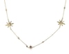Thumbnail Image 0 of Previously Owned Diamond Star Necklace 1 ct tw Round-cut 14K Yellow Gold 36"