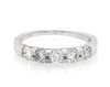 Thumbnail Image 0 of Previously Owned Diamond Five-Stone Diamond Wedding Band 1 ct tw 14K White Gold Size 5.5