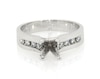 Thumbnail Image 1 of Previously Owned Diamond Engagement Ring Setting 1/3 ct tw 14K White Gold Size 7