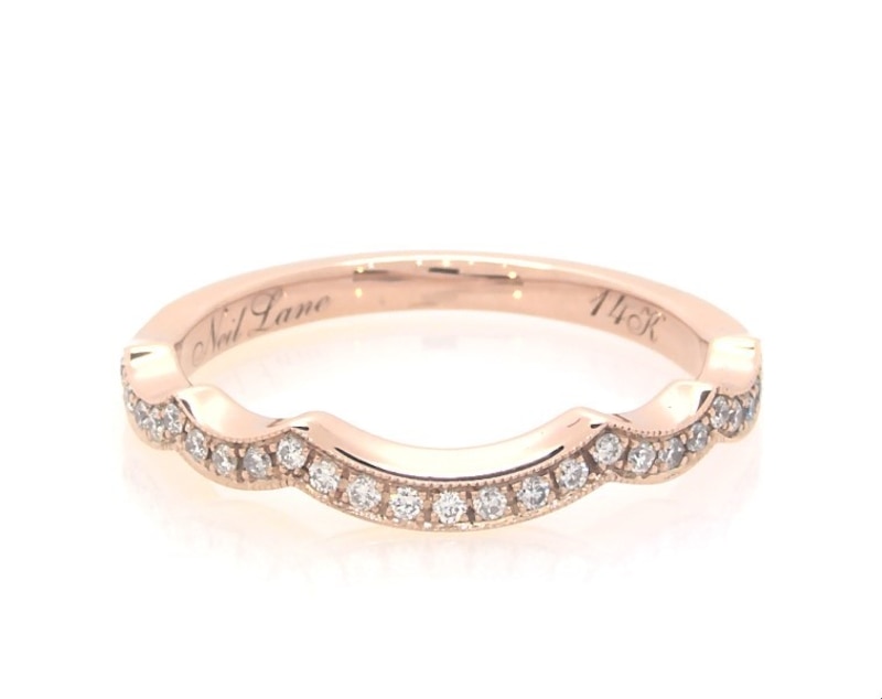 Main Image 1 of Previously Owned Neil Lane Wedding Band 1/6 ct tw Diamonds 14K Rose Gold