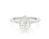 Thumbnail Image 1 of Previously Owned Neil Lane Premiere Pear-Shaped Diamond Engagement Ring 1-1/2 ct tw 14K White Gold Size 5.25