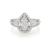 Thumbnail Image 1 of Previously Owned Multi-Diamond Engagement Ring 1-1/4 ct tw 14K White Gold Size 7