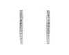 Thumbnail Image 1 of Previously Owned Round-Cut Diamond Hoop Earrings 1-3/8 ct tw 14K White Gold