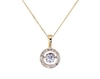 Thumbnail Image 0 of Previously Owned Unstoppable Love Round-Cut Diamond Necklace 1/3 ct tw 10K Yellow Gold 19"