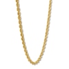 Thumbnail Image 3 of Previously Owned Rope Chain Necklace Semi-Solid 14K Yellow Gold 22&quot;