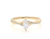 Thumbnail Image 1 of Previously Owned Marquise-Cut Diamond Twist Engagement Ring 1/2 ct tw 14K Yellow Gold