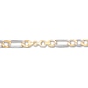 Thumbnail Image 2 of Previously Owned Semi-Solid Figaro Chain Bracelet 10K Yellow Gold 8.5&quot;