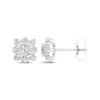 Thumbnail Image 0 of Previously Owned Lab-Created Diamonds by KAY Princess-Cut Stud Earrings 1 ct tw 14K White Gold