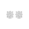 Thumbnail Image 1 of Previously Owned Lab-Created Diamonds by KAY Princess-Cut Stud Earrings 1 ct tw 14K White Gold