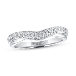 Previously Owned THE LEO Diamond Enhancer Ring 1/3 ct tw Round-cut 14K White Gold