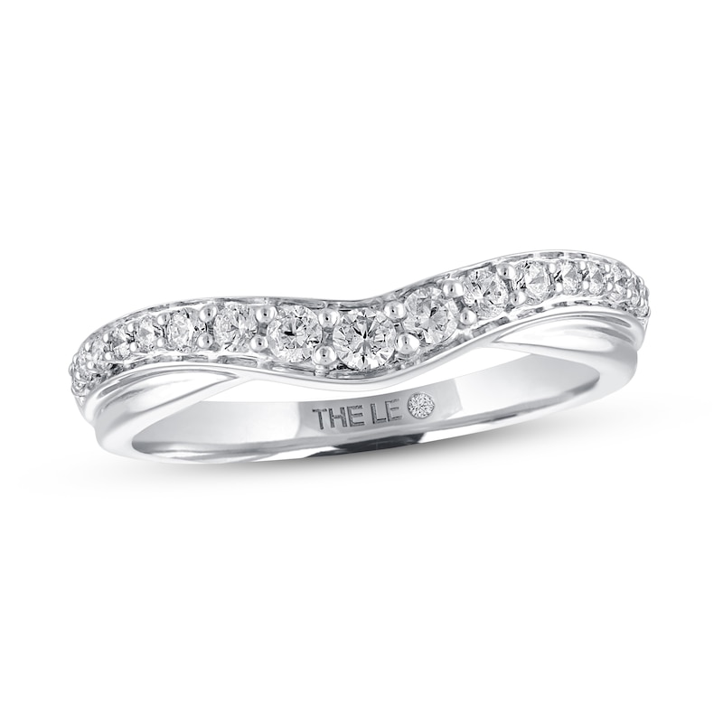 Main Image 1 of Previously Owned THE LEO Diamond Enhancer Ring 1/3 ct tw Round-cut 14K White Gold