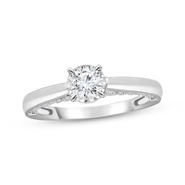 Previously Owned Diamond Engagement Ring 1 ct tw 10K White Gold (J/I3)