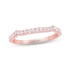 Thumbnail Image 1 of Previously Owned THE LEO First Light Diamond Wedding Band 1/5 ct tw Round-cut 14K Rose Gold